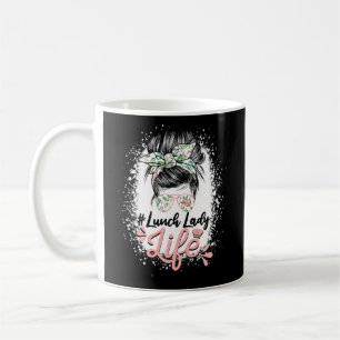 Lunchi, geblasen Bun Lunch Lady Cafeteria Lunch L Kaffeetasse