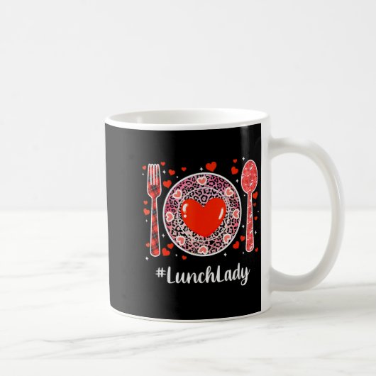 #lunchlady Lunch Lady Women Matching Happy Valenti Kaffeetasse (Rechts)