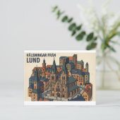 Lund Schweden  Postkarte  (Stehend Vorderseite)
