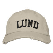 Lund-StickHat Bestickte Kappe (Vorderseite)