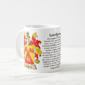 Lundgren, der Ursprung, die Bedeutung und das Kaffeetasse (Vorderseite Links)