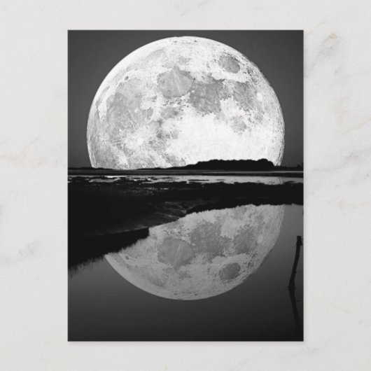 Lune et son reflet postkarte (Vorderseite)