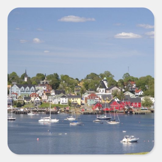 Lunenberg, Nova Scotia, Kanada. 2 Quadratischer Aufkleber (Vorderseite)