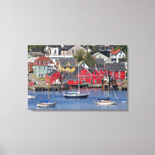 Lunenberg, Nova Scotia, Kanada. 3 Leinwanddruck