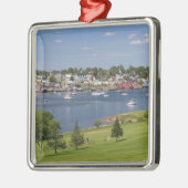 Lunenberg, Nova Scotia, Kanada. Silbernes Ornament (Links)
