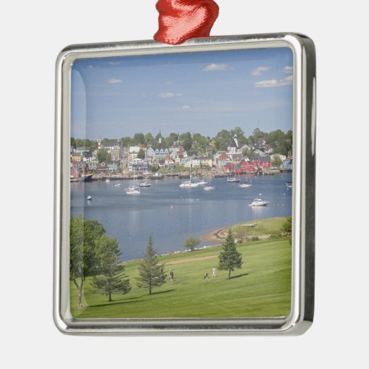 Lunenberg, Nova Scotia, Kanada. Silbernes Ornament (Links)