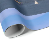 Lunenbourg Hafen Geschenkpapier (Rolleneckpunkt)