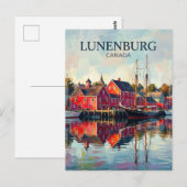 Lunenburg Altstadt Kanada Postkarte (Vorne/Hinten)