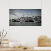 Lunenburg Harbour, NS fine art print Poster (Küche)