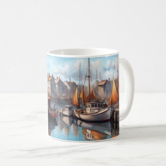 Lunenburg Harbourview Kaffeetasse (VorderseiteRechts)
