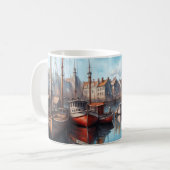 Lunenburg Harbourview Kaffeetasse (Vorderseite Links)