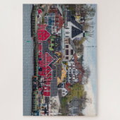 Lunenburg in Nova Scotia Puzzle (Vertikal)