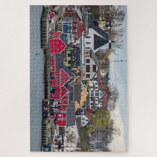 Lunenburg in Nova Scotia Puzzle (Vertikal)