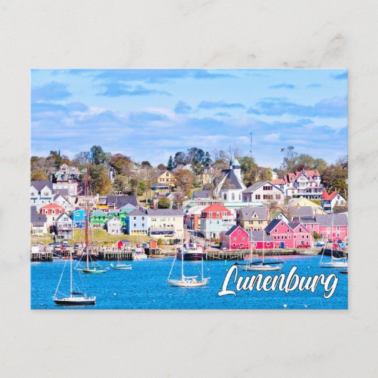 Lunenburg, Nova Scotia, Canada Postkarte (Vorderseite)