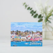 Lunenburg, Nova Scotia, Kanada Postkarte (Stehend Vorderseite)