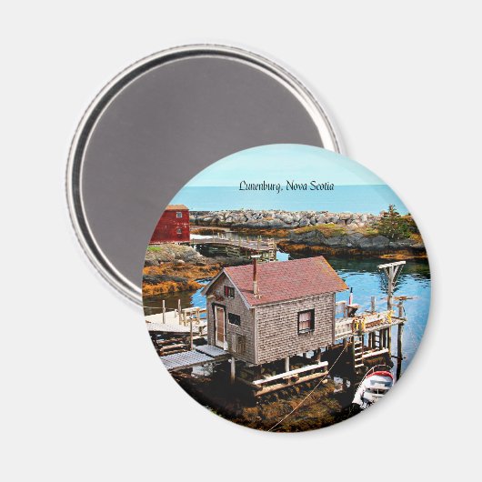 Lunenburg, Nova Scotia Magnet (Vorderseite/Rückseite)