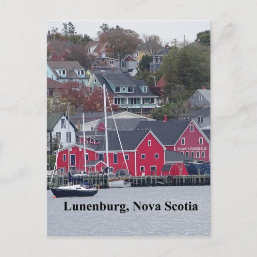 Lunenburg Nova Scotia Postkarte (Vorderseite)