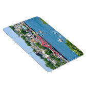 Lunenburg, NS Waterfront Flexible Magnet (Rechte Seite)