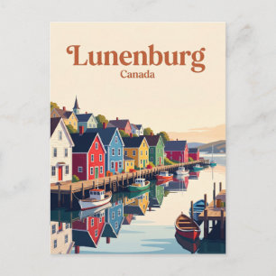 Lunenburg-Wasserfront Kanada Postkarte