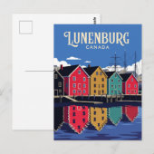 Lunenburg Waterfront Kanada Postkarte (Vorne/Hinten)