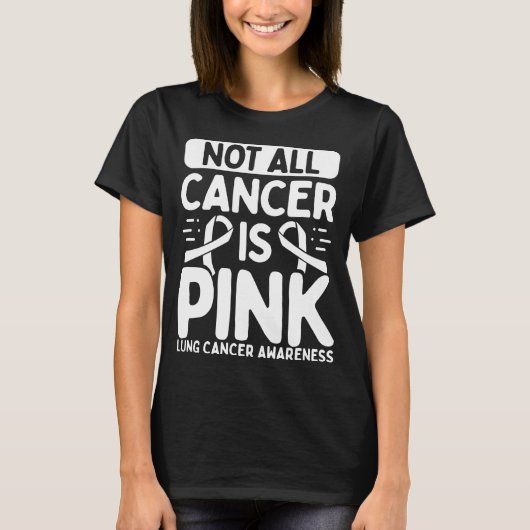 Lung Cancer Ribbon for Lung Cancer Warriors T-Shirt (Vorderseite)