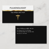 Lung Doctor Business Cards Visitenkarte (Vorne/Hinten)