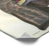 Lung Heart Vintag Anatomie Print Poster (Ecke)