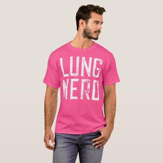 Lung Nerd Pulmonary Doctor T-Shirt (Vorne ganz)