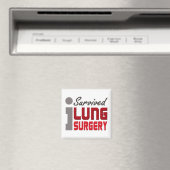 Lung Operation Survivor Magnet (In Situ (Geschirrspüler))