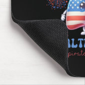 Lung Squad Atemtherapeut Patriotic 4. Mousepad (Ecke)