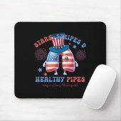 Lung Squad Atemtherapeut Patriotic 4. Mousepad (Mit Mouse)