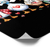 Lung Squad Resratory Therast Silly Goose Valentine Poster (Ecke)