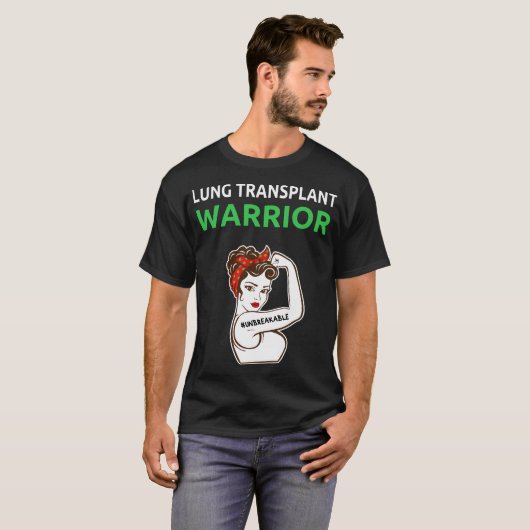 Lung Transplantat Survivor T-Shirt (Vorne ganz)