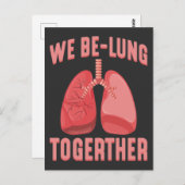 Lung Transplantation Operation Erholung bald gut Postkarte (Vorne/Hinten)