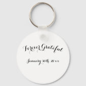 Lung Transplantation Wildblume Atmung Schlüsselanhänger (Rückseite)