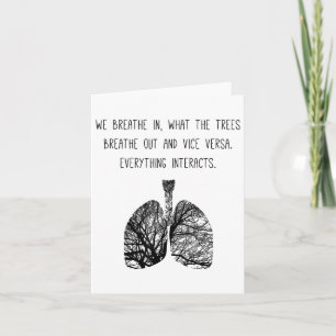 Lung Tree Air Breathe Atmung Fotosynthese Tre Karte