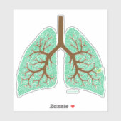 Lung Tree Aufkleber (Blatt)