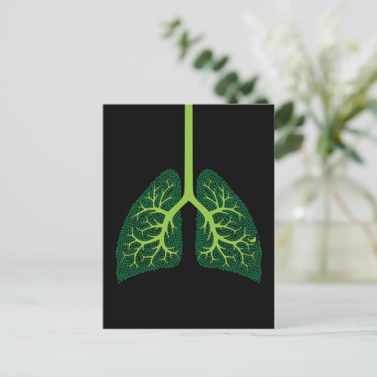 Lung Tree Postkarte (Stehend Vorderseite)