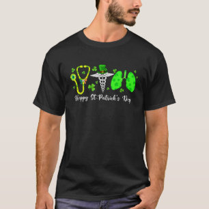 Lunge Atemnourstherapeut Happy St Patrick T-Shirt
