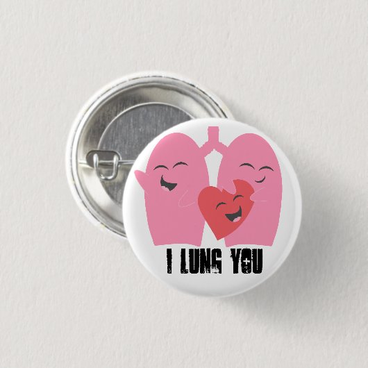 Lunge des Atmungstherapeut-I knöpfen Sie Lungen Button (Vorne & Hinten)