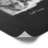 Lunge Herzanatomie Art Deco Posterior Ansicht Poster (Ecke)