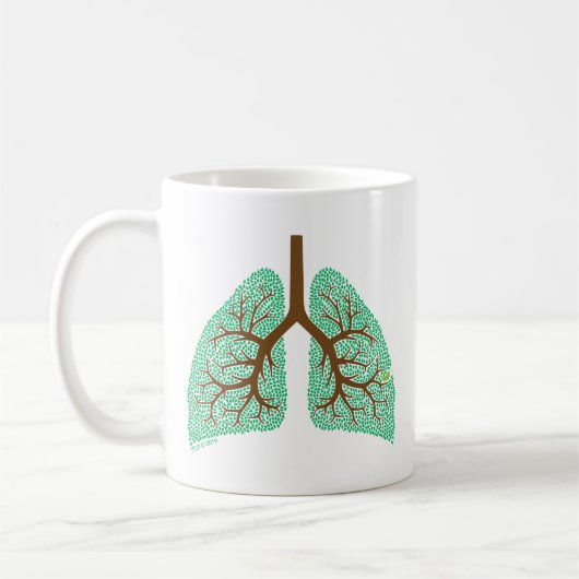 Lungen-Baum Kaffeetasse (Links)