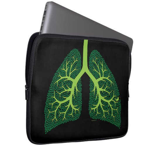 Lungen-Baum Laptopschutzhülle (Vorne Rechts)