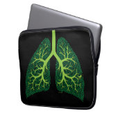 Lungen-Baum Laptopschutzhülle (Vorderseite Links)