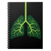 Lungen-Baum Notizblock (Vorderseite)