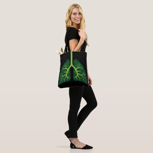 Lungen-Baum Tasche (Am Model)