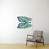 Lungen der Natur - Atem des Waldes Wandteppich (Beispiel (Horizontal))
