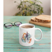 Lungen, die wie ein Baum atmen, anpassbar Kaffeetasse