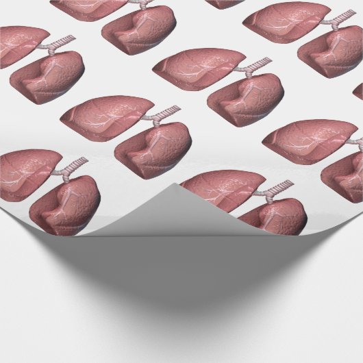 Lungen Geschenkpapier (Ecke)