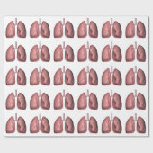 Lungen Geschenkpapier (Flach)